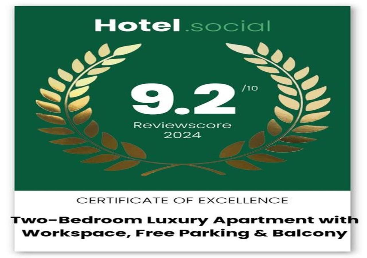 Two-Bedroom Luxury Apartment With Workspace, Free Secure Parking & Coffee Бирмингем Экстерьер фото